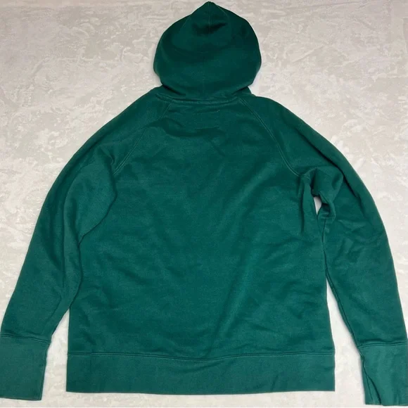 Champion Spellout Hoodie Medium Green Cotton Blend - Picture 2 of 7